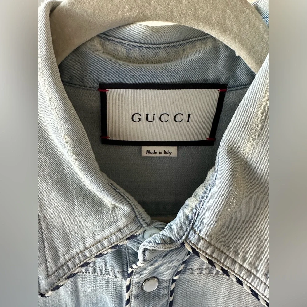 Gucci denim shirt - Picture 4 of 6